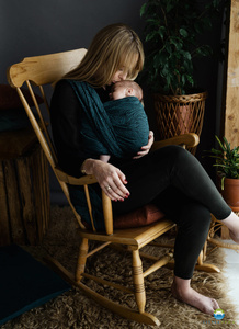 Chusta do noszenia dziecka Ocean Wildness 4,2 m /II gatunek