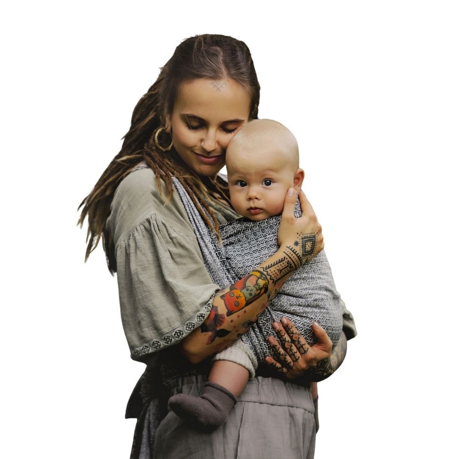 Chusta do noszenia dziecka Lovely Fog 3,6 m