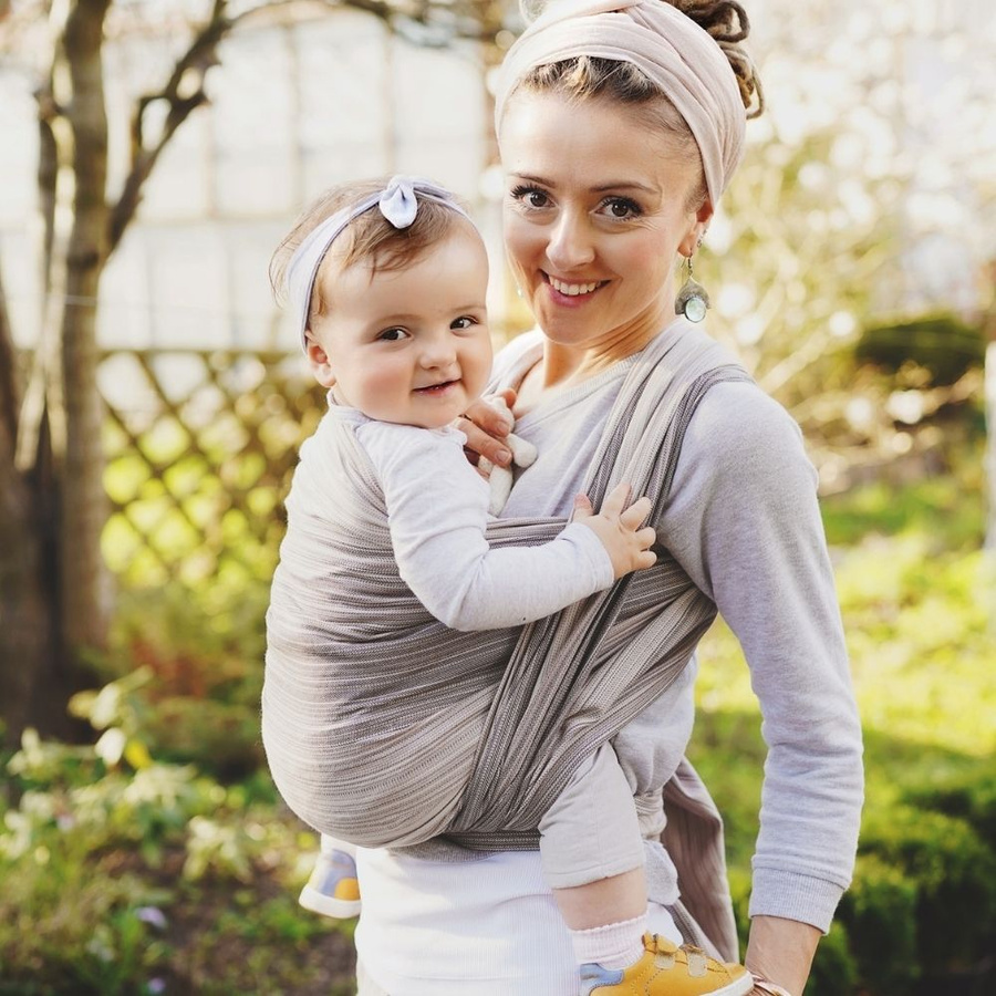 Chusta do noszenia dziecka Bambusowy Kwarc 5,6 m