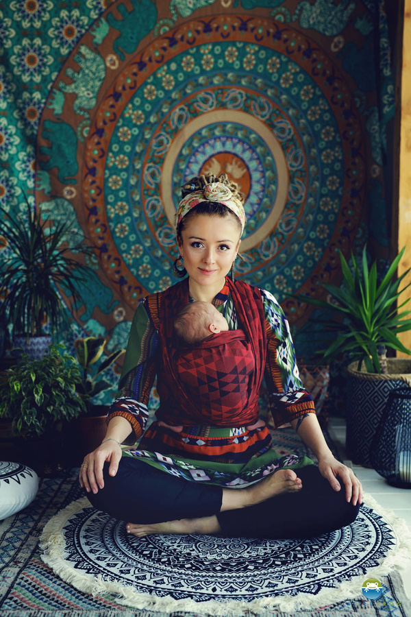 Chusta do noszenia dziecka Ruby Illusion 3,6 m /II gatunek