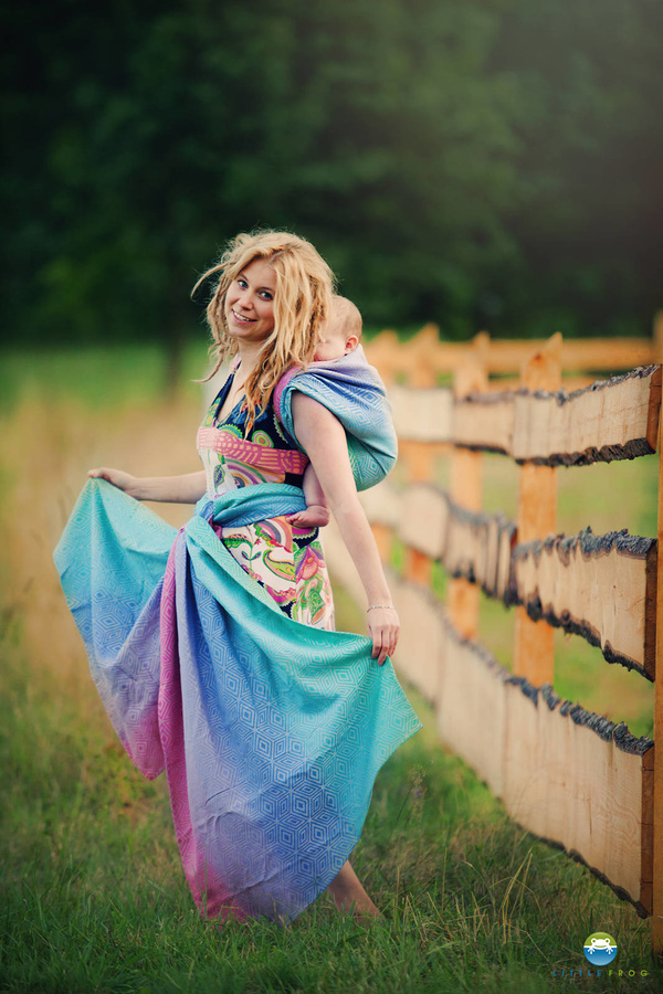 Chusta do noszenia dziecka Linen Aurora Cube 5,2 m