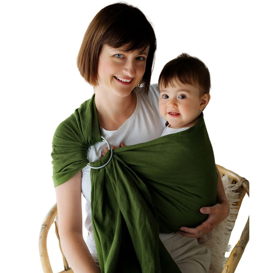 Chusta kółkowa Pure Linen Moss M (2m)