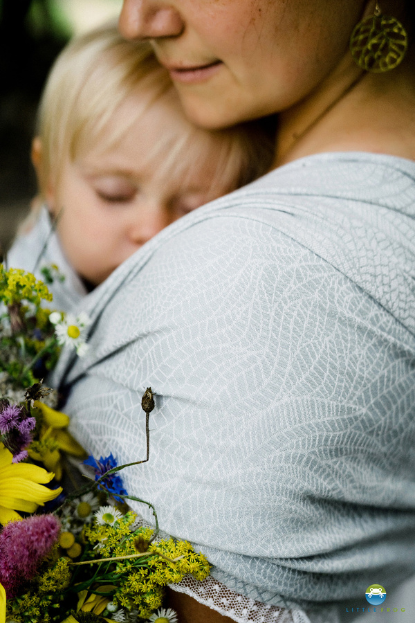 Chusta do noszenia dziecka Linen Silver Wildness 4,6 m DEMO