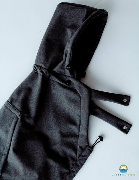 Osłonka do chust i nosidełek (softshell) - Graphite