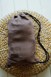 Brązowe nosidełko na lato - Prime Pure Linen Frappe