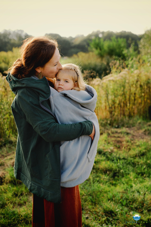 Osłonka do chust i nosidełek (polar) - Silver / II Gatunek