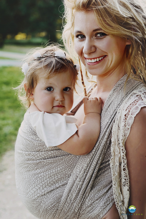 Chusta żakardowa Little Frog - Natural Wildness 4,2 m/II gatunek