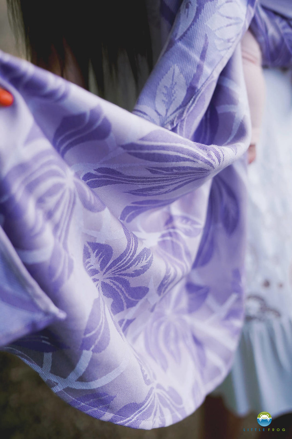 Chusta do noszenia dziecka Lilac Flowrora 4,2 m