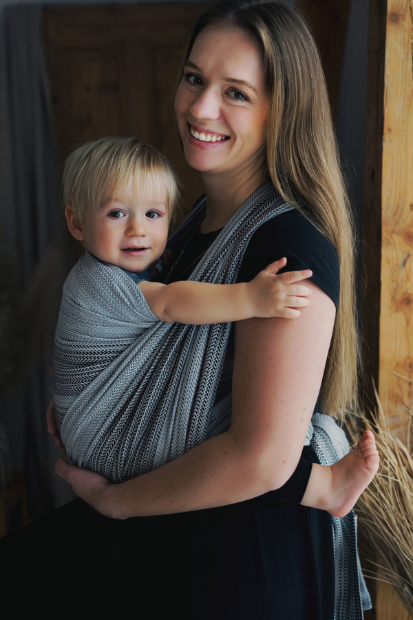 Chusta do noszenia dziecka TENCEL™ Silver Path 4,6m