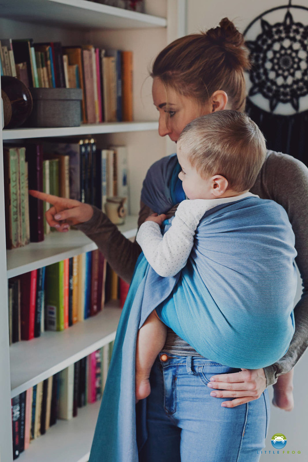 Chusta kółkowa Ciemny Lazuryt M (2 m)