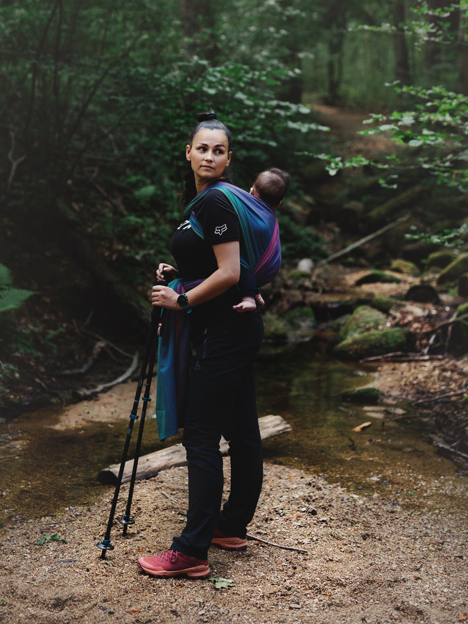 Chusta do noszenia dziecka Bambusowy Mglisty Cyrkon 5,2 m/II gatunek