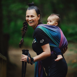 Chusta do noszenia dziecka Bambusowy Mglisty Cyrkon 5,2 m