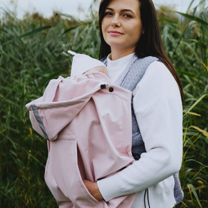 Osłonka do chust i nosidełek (softshell) - Pink