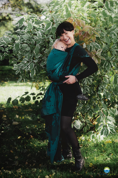 Chusta do noszenia dziecka Teal Wanderlust 3,6 m