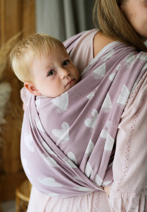 Chusta do noszenia dziecka Hazy Love Rose 3,6m