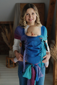 Nosidełko dla dziecka Cross Hybrid TENCEL™ Aurora Cube/ II gatunek