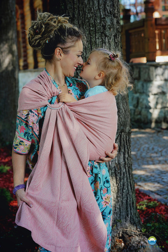 Chusta kółkowa Pink Linen Wildness S (1,7 m)
