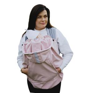 Osłonka do chust i nosidełek (softshell) - Pink