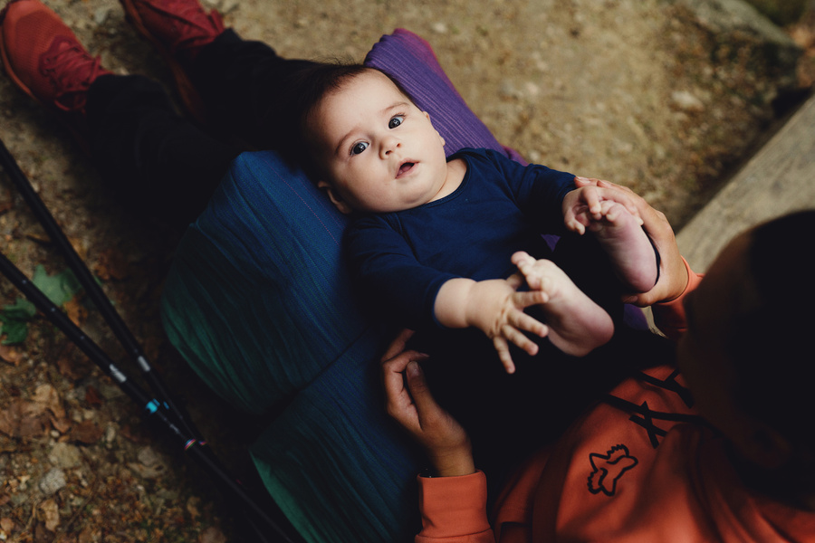 Chusta do noszenia dziecka Bambusowy Mglisty Cyrkon 5,2 m/II gatunek