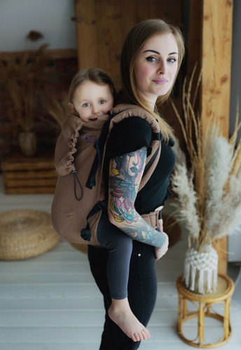 Nosidełko Preschooler - Linen Bali Wood
