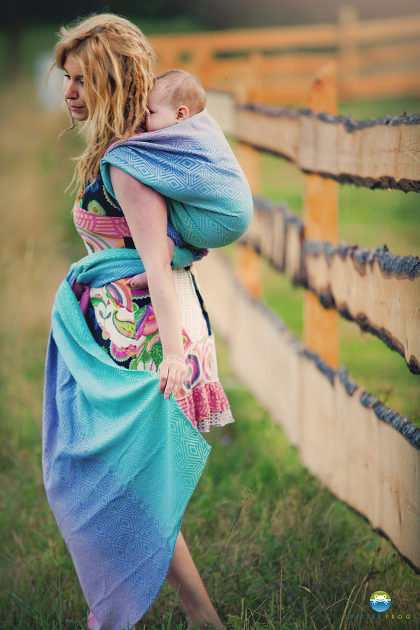 Chusta do noszenia dziecka Linen Aurora Cube 5,2 m