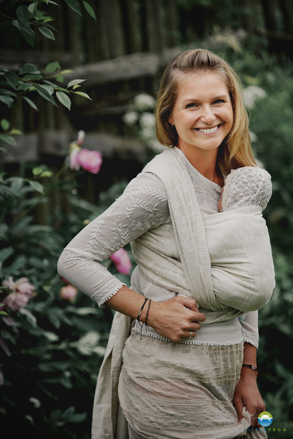 Chusta do noszenia dziecka Linen Summer Meadow 4,2 m/II gatunek