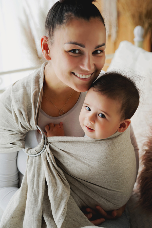 Chusta kółkowa Pure Linen Sandstorm M (2m)/II gatunek