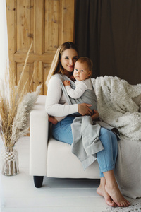Szara chusta Gray Moonstone – 4,6 m DEMO | dla noworodków i niemowląt