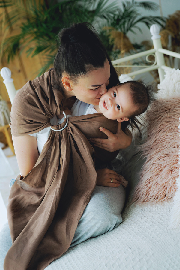 Chusta kółkowa Pure Linen Bali Wood M (2m)