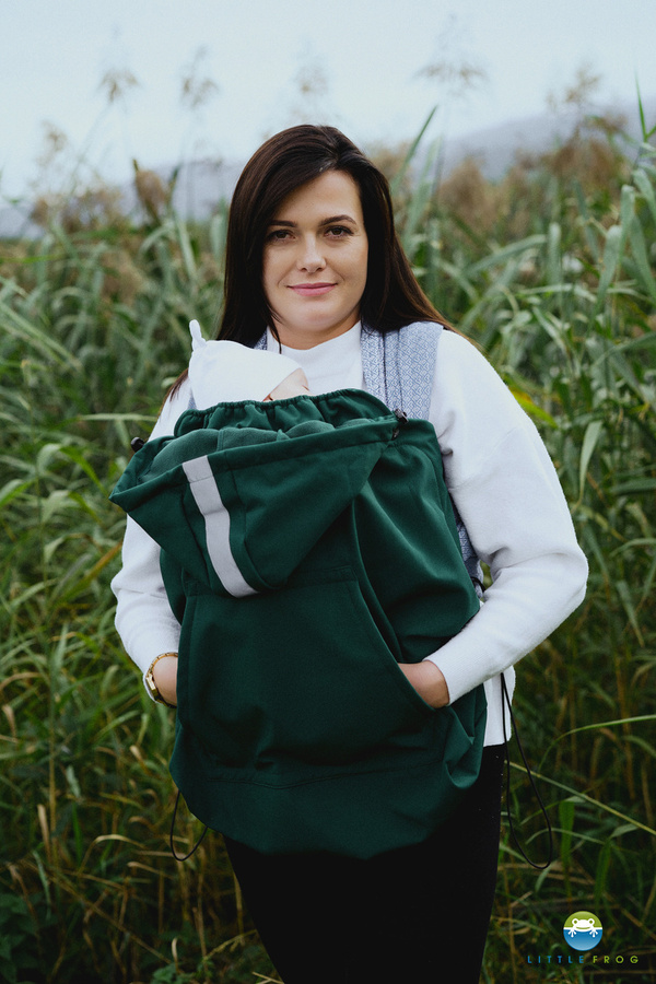 Osłonka do chust i nosidełek (softshell) - Green / II Gatunek