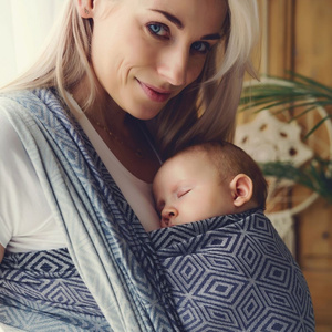 Chusta do noszenia dziecka TENCEL™ Rocky Cube 5,2 m