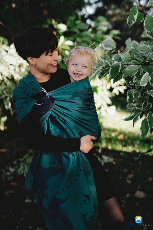 Chusta kółkowa Teal Wanderlust M (2m)