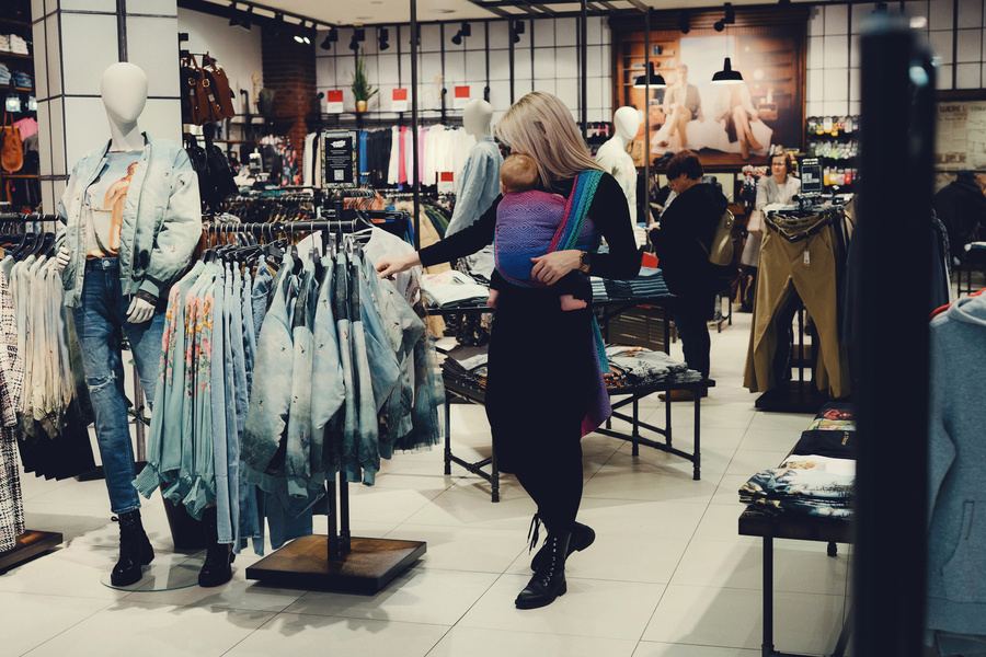 Chusta do noszenia dziecka TENCEL™ Aurora Cube 5,2 m /II gatunek