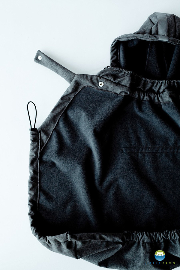 Osłonka do chust i nosidełek (softshell) - Graphite