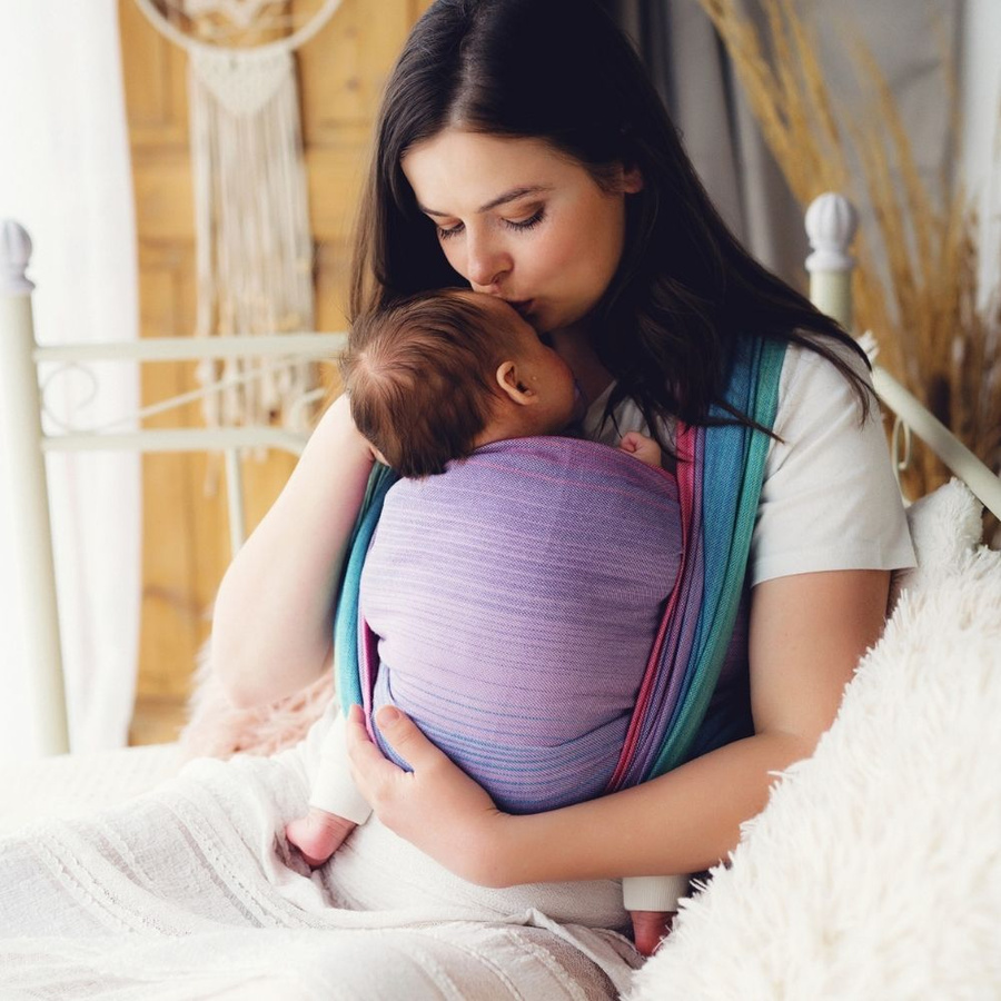 Chusta do noszenia dziecka Bambusowy Cyrkon 5,2 m