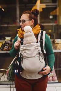 Nosidełko dla dzieci Prime Beige Moonstone v3/ II gatunek