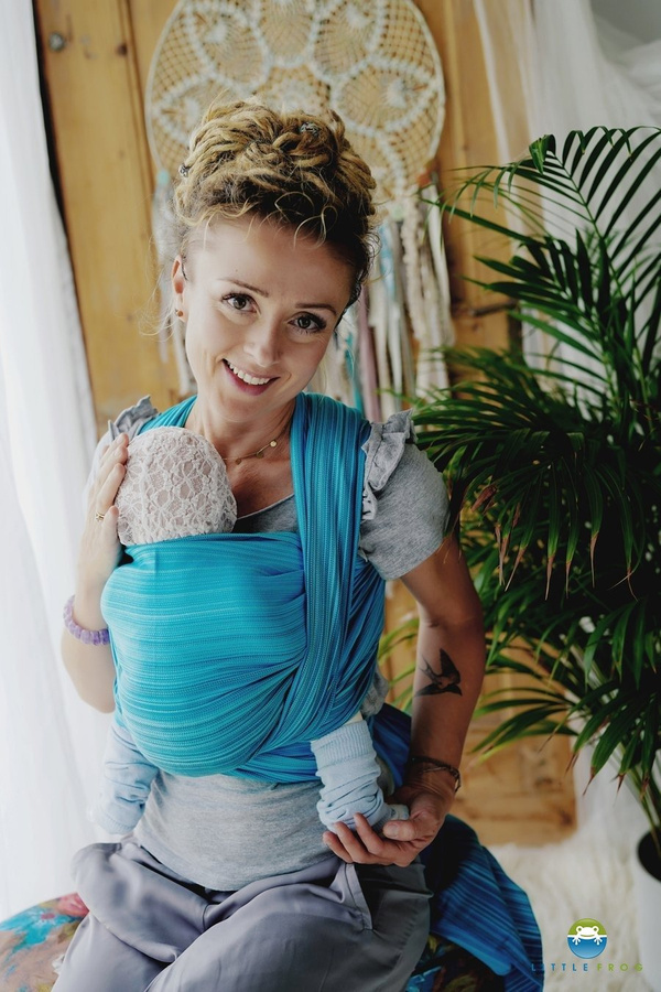 Chusta do noszenia dziecka Akwamaryn 5,2 m