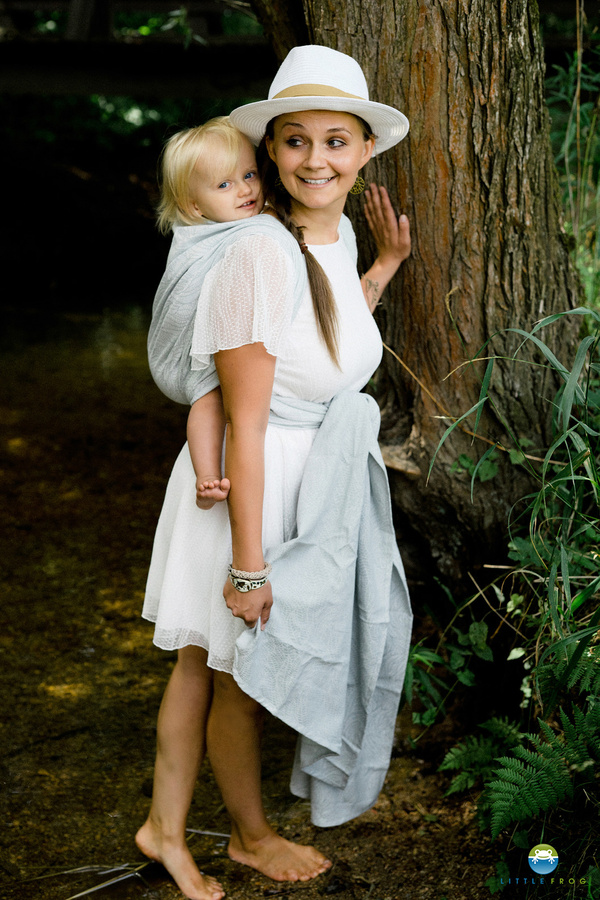 Chusta do noszenia dziecka Linen Silver Wildness 4,6 m DEMO