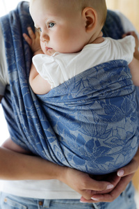 Chusta do noszenia dziecka Linen Lotus Breeze 5,2m