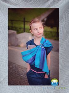 Chusta kółkowa dla lalek Little Frog Szary Cube