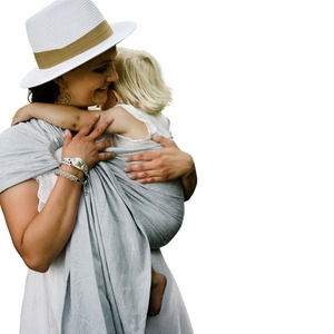 Chusta kółkowa Linen Silver Wildness M (2m)