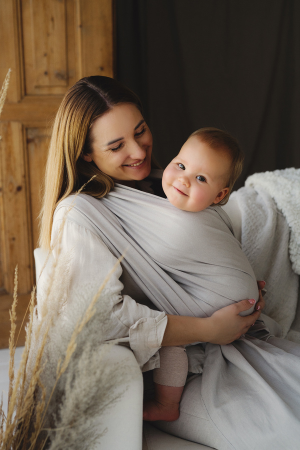 Chusta do noszenia dziecka Beige Moonstone 3,6 m