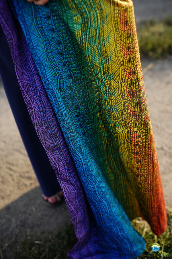 Chusta do noszenia dziecka Rainbow Harmony 4,6 m/II gatunek