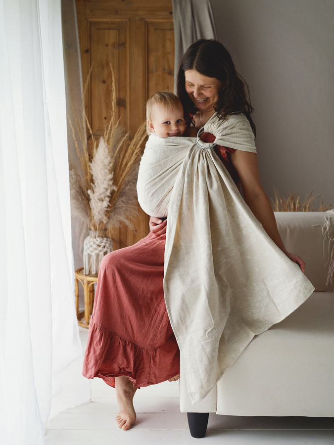 Chusta kółkowa Linen Summer Meadow L (2,3m)