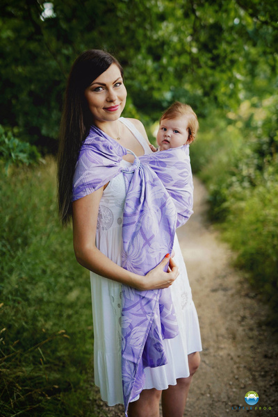 Chusta kółkowa Lilac Flowrora M (2m)