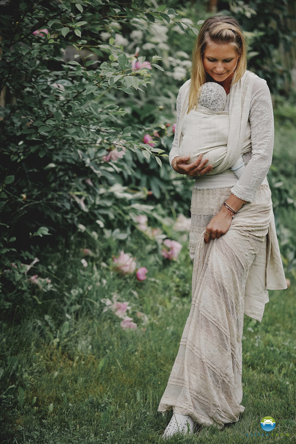 Chusta do noszenia dziecka Linen Summer Meadow 3,6 m