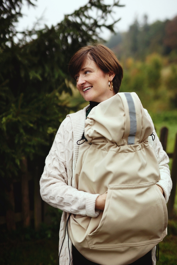 Osłonka do chust i nosidełek (softshell) - Beige/ II Gatunek