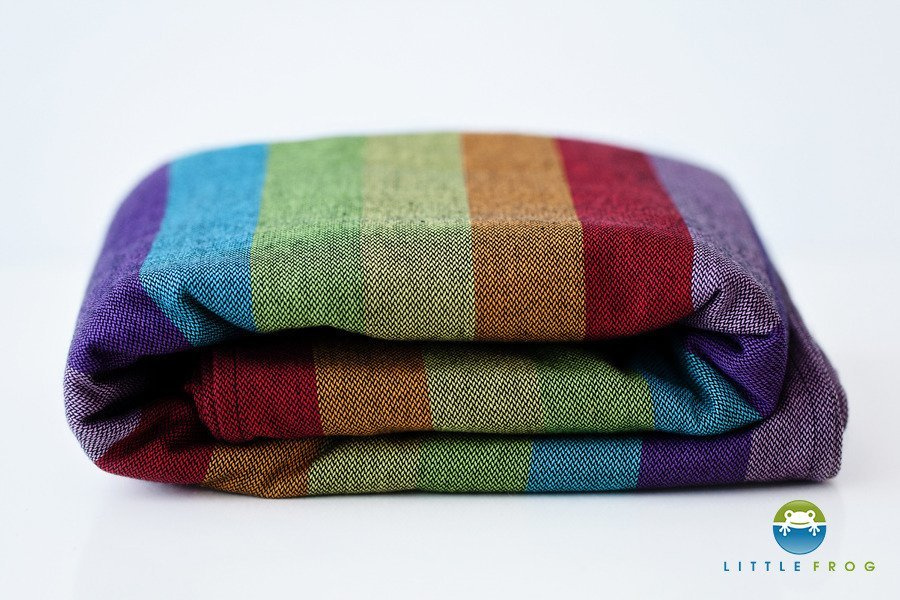 Ścinki / końcówki chust Little Frog 20-60 cm - Bambusowy Mglisty Cyrkon (cena za 1kg)