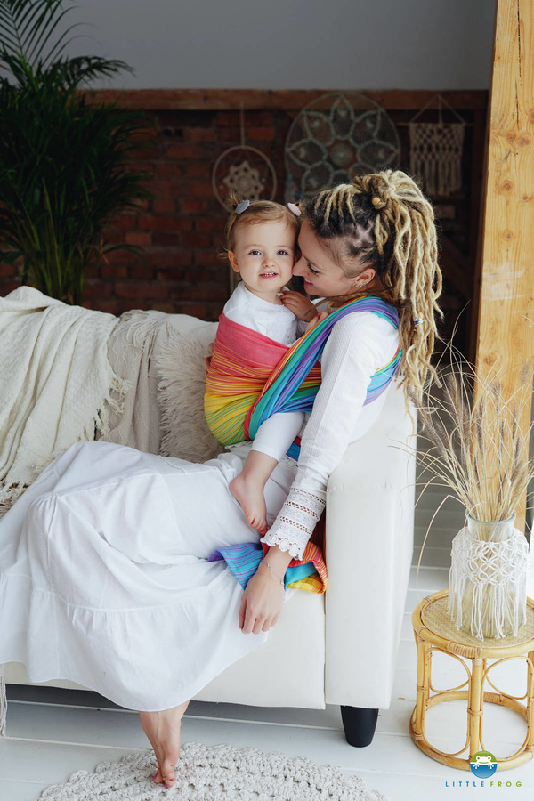 Chusta do noszenia dziecka TENCEL™ Daisy Agat 5,6 m