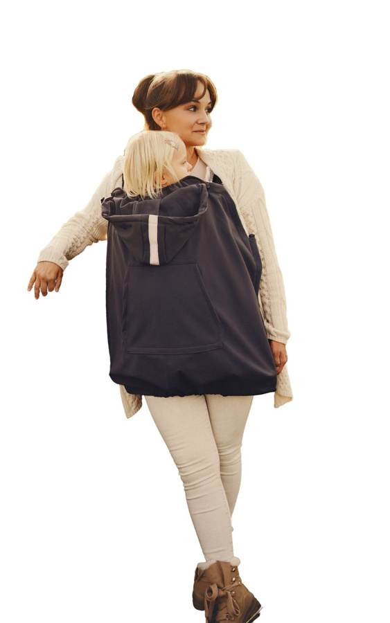 Osłonka do chust i nosidełek (softshell) - Slate / II Gatunek